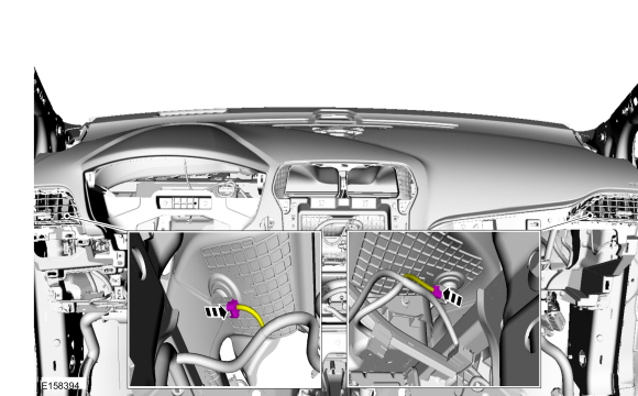 Ford Fusion. Instrument Panel Upper Section. Removal and Installation