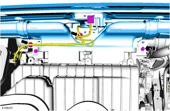 Ford Fusion. Instrument Panel Upper Section. Removal and Installation