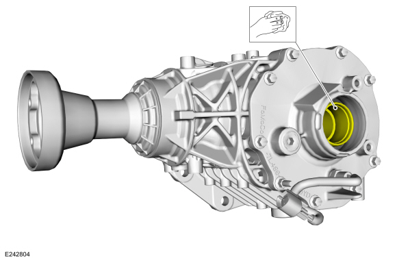 Ford Fusion. Intermediate Shaft Bushing. Removal and Installation