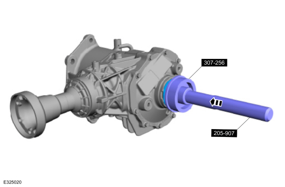 Ford Fusion. Intermediate Shaft Seal. Removal and Installation