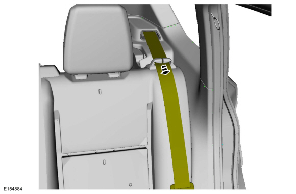 Ford Fusion. Locked Seatbelt Retractor Releasing. General Procedures