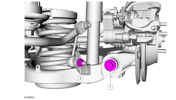 Ford Fusion. Lower Arm. Removal and Installation