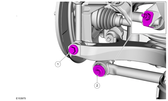 Ford Fusion. Lower Arm. Removal and Installation