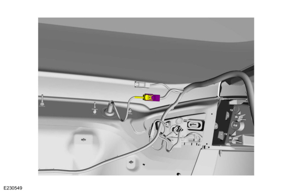 Ford Fusion. Luggage Compartment Lid Moulding. Removal and Installation