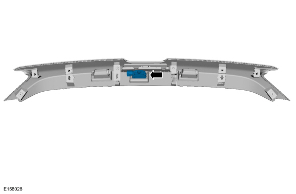 Ford Fusion. Luggage Compartment Lid Release Switch. Removal and Installation