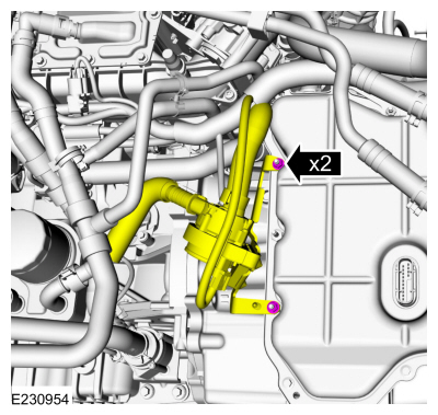 Ford Fusion. Main Control Cover - 1.5L EcoBoost (118kW/160PS) – I4. Removal and Installation