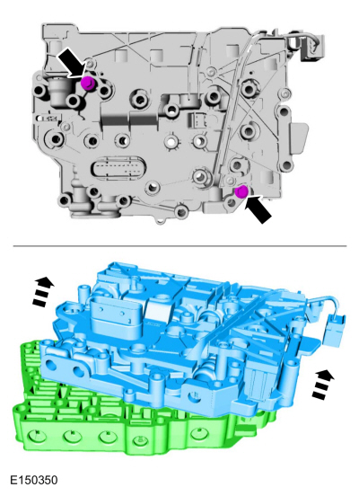 Ford Fusion. Main Control Valve Body. Overhaul