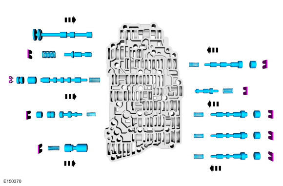 Ford Fusion. Main Control Valve Body. Overhaul