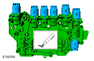 Ford Fusion. Main Control Valve Body. Overhaul