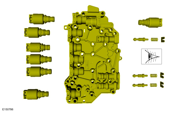 Ford Fusion. Main Control Valve Body. Overhaul