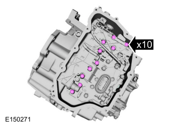 Ford Fusion. Main Control Valve Body. Removal and Installation