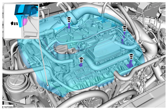 Ford Fusion. Manifold Absolute Pressure and Temperature (MAPT) Sensor. Removal and Installation