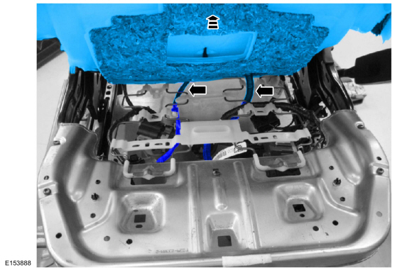 Ford Fusion. Occupant Classification System (OCS) Sensor. Removal and Installation