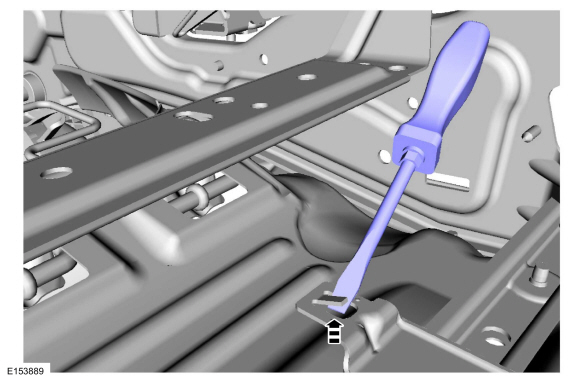 Ford Fusion. Occupant Classification System (OCS) Sensor. Removal and Installation