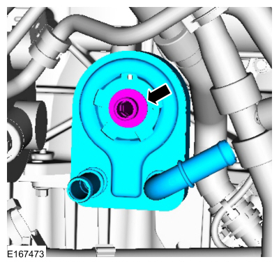 Ford Fusion. Oil Cooler. Removal and Installation