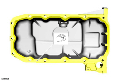 Ford Fusion. Oil Pan. Removal and Installation