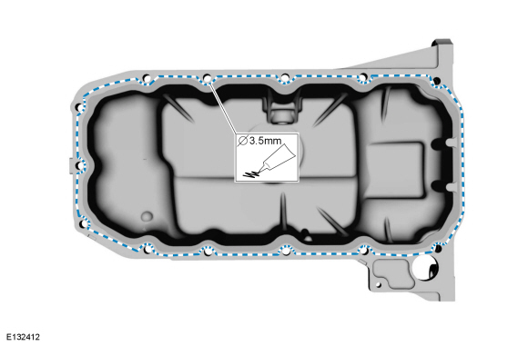 Ford Fusion. Oil Pan. Removal and Installation