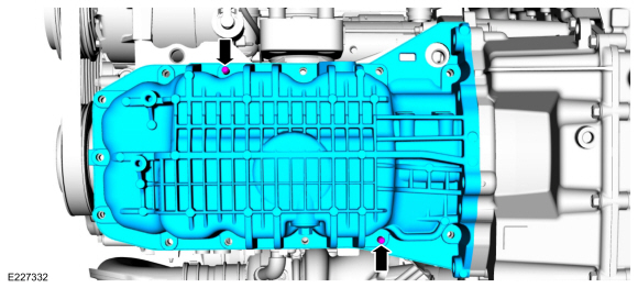 Ford Fusion. Oil Pan. Removal and Installation