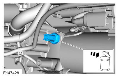 Ford Fusion. Oil Pressure Switch. Removal and Installation