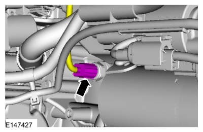 Ford Fusion. Oil Pressure Switch. Removal and Installation