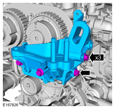 Ford Fusion. Oil Pump. Removal and Installation