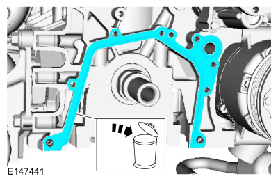 Ford Fusion. Oil Pump. Removal and Installation