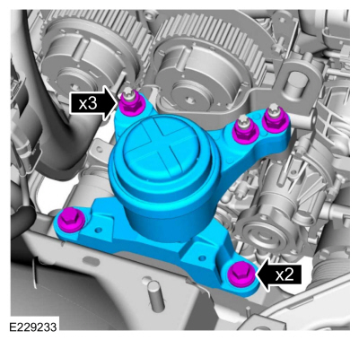 Ford Fusion. Oil Pump. Removal and Installation