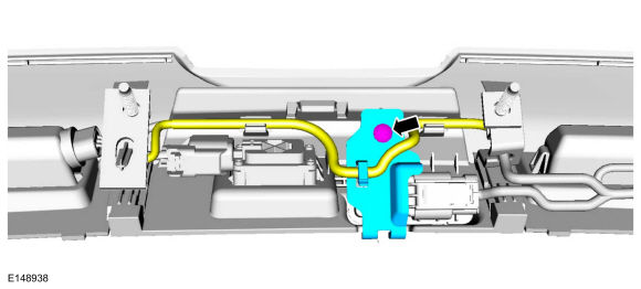 Ford Fusion. Parking Aid Camera - 4-Door. Removal and Installation