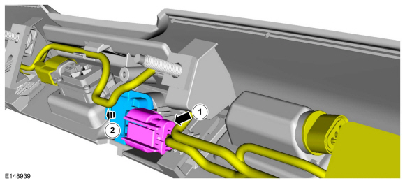 Ford Fusion. Parking Aid Camera - 4-Door. Removal and Installation