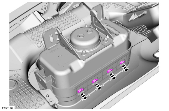 Ford Fusion. Passenger Airbag. Removal and Installation