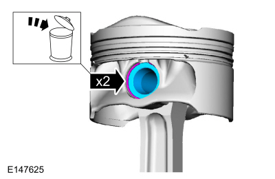 Ford Fusion. Piston. Disassembly and Assembly of Subassemblies