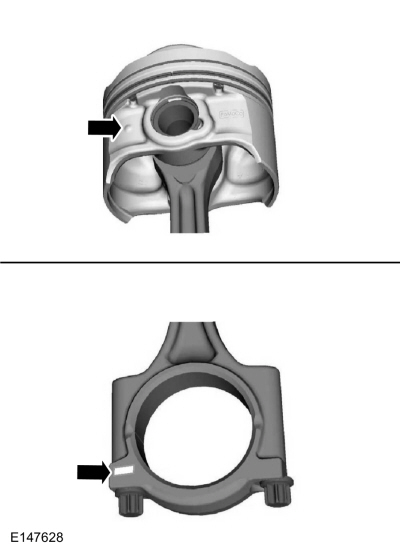 Ford Fusion. Piston. Disassembly and Assembly of Subassemblies