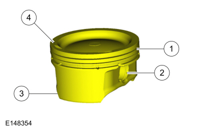 Ford Fusion. Piston Inspection. General Procedures