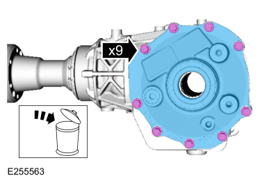 Ford Fusion. Power Transfer Unit Input Shaft Seal. Removal and Installation