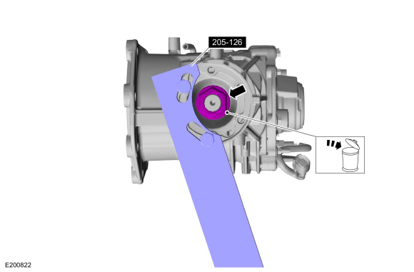 Ford Fusion. Power Transfer Unit Rear Seal. Removal and Installation