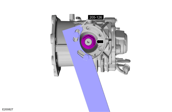 Ford Fusion. Power Transfer Unit Rear Seal. Removal and Installation