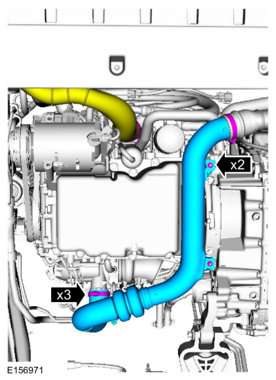 Ford Fusion. Power Transfer Unit. Removal