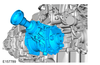 Ford Fusion. Power Transfer Unit. Removal