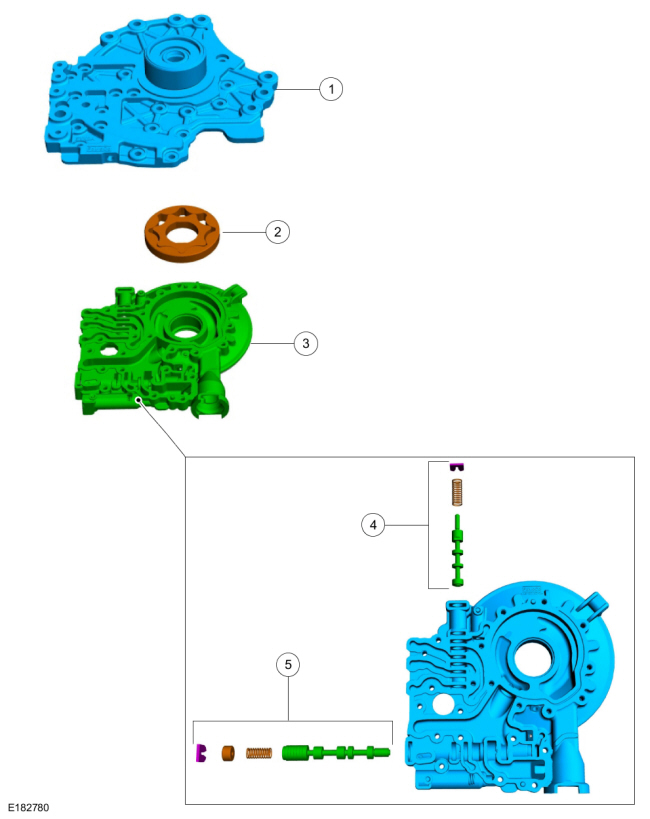 Ford Fusion. Pump Assembly. Description and Operation