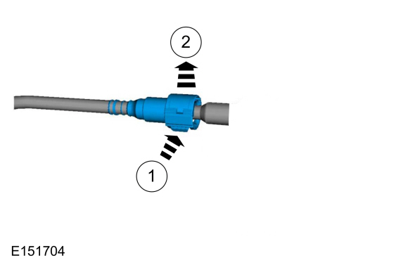 Ford Fusion. Quick Release Coupling. General Procedures