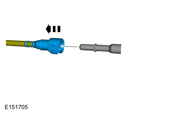 Ford Fusion. Quick Release Coupling. General Procedures