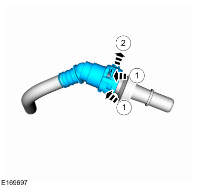 Ford Fusion. Quick Release Coupling. General Procedures