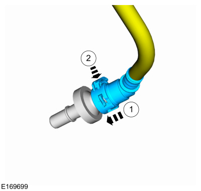 Ford Fusion. Quick Release Coupling. General Procedures