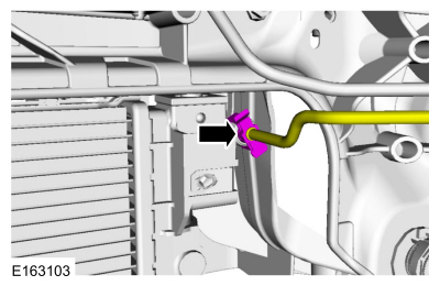 Ford Fusion. Radiator. Removal and Installation