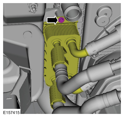 Ford Fusion. Radiator. Removal and Installation