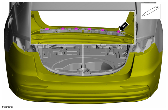 Ford Fusion. Rear Bumper Cover. Removal and Installation