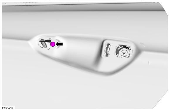 Ford Fusion. Rear Door Latch. Removal and Installation