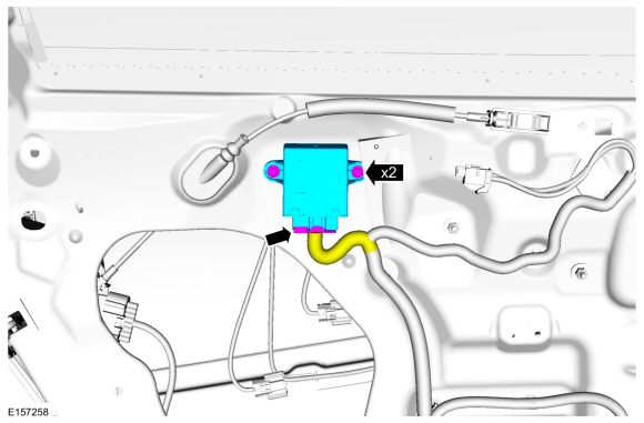 Ford Fusion. Rear Door Module (RDM). Removal and Installation