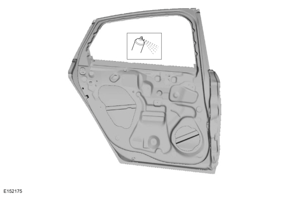 Ford Fusion. Rear Door Skin Panel. Removal and Installation