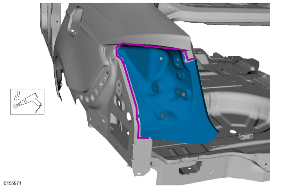 Ford Fusion. Rear Lamp Mounting Panel. Removal and Installation